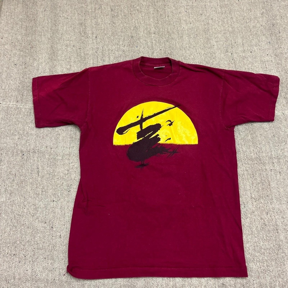 Vintage Miss Saigon Shirt Mens Large Red‎ 1990s Princess Of Wales